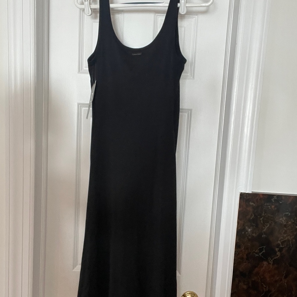 Black Sleeveless Sheath Maxi Dress for Night Out